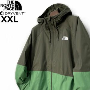 1円～!売切!【正規新品】THE NORTH FACE◆ANTORA RAIN HOODIE マウンテンパーカー ナイロン US限定 2023最新 撥水(XXL)カーキ 180915-60