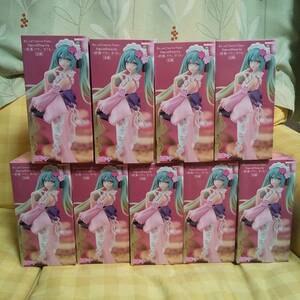 新品 未開封 初音ミク Exc∞d Figure SweetSweets 抹茶パフェ さくら スイートスイーツ フィギュア ９個セット