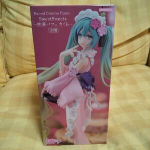 新品 未開封 初音ミク Exc∞d Figure SweetSweets 抹茶パフェ さくら スイートスイーツ フィギュア 送料510円～