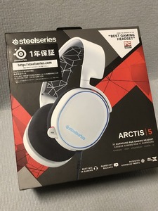 steelseries ARCTIS 5　ゲーミングヘッドセット 有線 ワイヤード ホワイト　動作