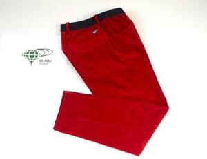 ★美品★BEAMS GOLF ビームスゴルフ / w80-86㎝ ウエストリブ コーデュロイパンツ / サイズ48 