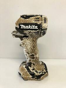 マキタ　makita　インパクトドライバー　TD173用　カスタムハウジング（外装) パイソン柄　艶あり仕様