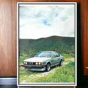 USA 当時物!! ALPINA B7 turbo 広告 /ポスター B7ターボ E24 6シリーズ クーペ ターボクーペ coupe 635csi アルピナb7ターボクーペ mk1 M88