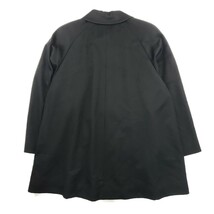 ＊a 【PIACENZA - 最高級カシミヤ】 エールミワ YELL MIWA カシミヤ ステンカラーコート 9サイズ 婦人服 レディース アウター 黒 ブラック_画像3