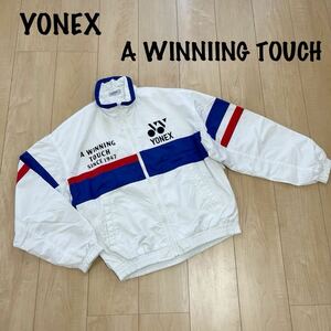 美品　YONEX A WINNIING TOUCH ウィンドブレーカー　ジャケット ブルゾン Mサイズ　ジップアップ　マルチカラー　テニス　バドミントン