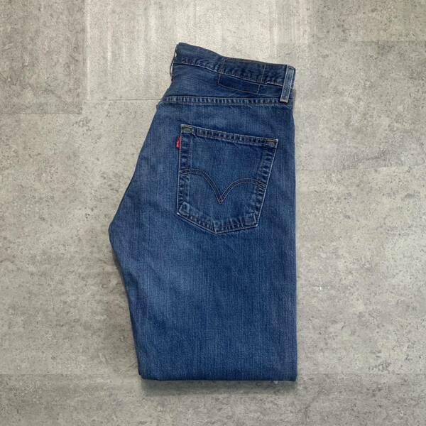 Levi's リーバイス 510 ワイド デニムパンツ W32 ジーンズ 古着 ストレート ボタンフライ ジーパン ブルー