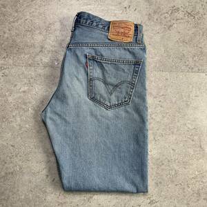 Levi's リーバイス 505 ワイド ジーンズ デニムパンツ W36 L30 ストレート ライトブルー ジーパン