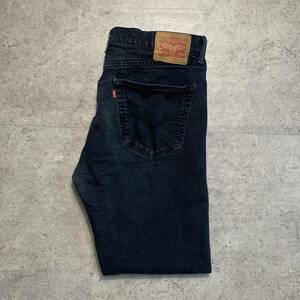 Levi's 505 ブラック デニムパンツ ジーンズ 古着 W36 L32 ストレート 黒 ジーパン