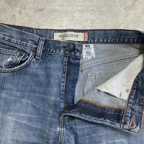 Levi's リーバイス 505 デニムパンツ ジーンズ 古着 W34 L32 テーパード メキシコ製 ブルー ジーパンの画像5