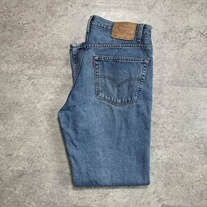 Levi's リーバイス 505 ワイド デニムパンツ ジーンズ W38 L32 テーパード コロンビア製 ジーパン ブルー アメカジ