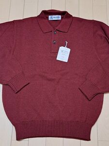 ウール　セーター　Sサイズ　上質　日本製　長袖　ニット　シャツ　ポロシャツ トップス　婦人　紳士　メンズ　小さいサイズ