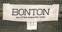 BONTON　ボントン　ハーフボタンセーター　ダークグリーン　LLサイズ　メンズ　01_画像3