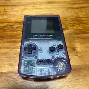 ゲームボーイカラー 任天堂 クリアパープル Nintendo GBC GAMEBOY