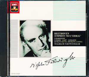【ゴールド盤】CE43　 ベートーヴェン　交響曲No.9　フルトヴェングラー　バイロイトの第九