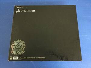 【#25】SONY PS4 Pro 1TB CUHJ-10025　（中古）キングダムハーツⅢ　リミテッドエディション　限定色