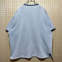 【XL】 60's Vintage Akom パイピング S/S SWEAT ヴィンテージ アコム 半袖 スエット 半スエ 水色 G2419_画像2