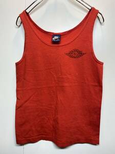 【BOY'S-L】USED 80s NIKE AIR JORDAN Tank-Top 80年代 エア ジョーダン タンクトップ 赤 G2397