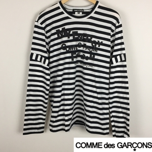  как новый товар Comme des Garcons футболка с длинным рукавом окантовка размер M возможен возврат товара талант бесплатная доставка 