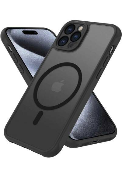 iPhone 15 Pro 用ケース MagSafe対応 米軍MIL規格 磁気スマホケース iphone 15プロ マット感 衝撃吸収 アイフォン15Pro ワイアレス充電
