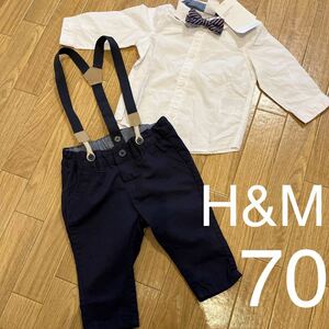 ♪♪②H&M 70サイズ☆男の子 おめかしセットアップ☆4〜6ヶ月☆