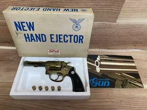 ６６　SMG刻印　コクサイ　NEW HAND EJECTOR　モデルガン　カートリッジ・元箱付き