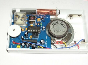 東芝TA2003でつくるスーパーヘテロダインラジオ基板　：「自作ラジオを市販ケースにいれよう」。RK-172v2