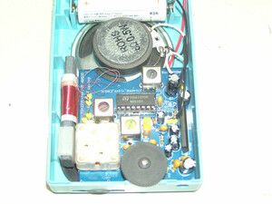 TDA1220の「中波帯スーパーラジオ基板」　：　 自作ラジオを市販ケースにいれよう」：RK-242