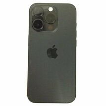 1円 SIMフリー Apple iPhone 15 Pro 256GB A3101 MTUC3J/A ブラックチタニウム スマホ 本体 SIMロック解除済_画像3