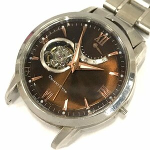 オリエントスター 自動巻き オートマチック 腕時計 DA02-C0-B メンズ ブラウン文字盤 ジャンク品 ORIENT STAR