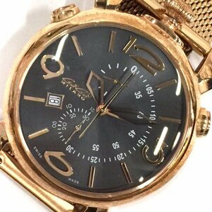ガガミラノ MANUALE THIN マヌアーレ クロノグラフ クォーツ 腕時計 メンズ 5098 付属品あり GAGA MILANO