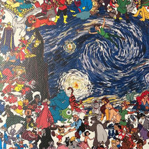 DEATH NYC ゴッホ 星月夜 ディズニー Dismaland バンクシー Banksy Disney 世界限定100枚 ポップアート アートポスター 現代アート KAWS_画像4