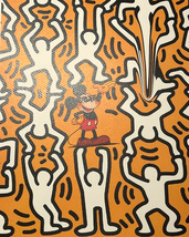 世界限定100枚 DEATH NYC ミッキーマウス キース・ヘリング Keith Haring ポップアート アートポスター 現代アート KAWS カウズ Banksy_画像3