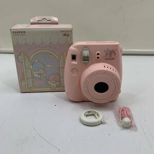 R 通電確認済み FUJIFILM 富士フイルム instax mini 8チェキ インスタント カメラ キキララ kiki&lala キャラクター 簡易清掃済み 