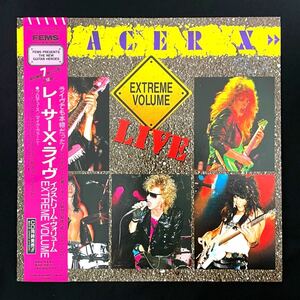 【新品！】 RACER X ・ LIVE EXTREME VOLUME / LP レコード 日本盤 ( レーサー・エックス ポール・ギルバート Paul Gilbert Mr.BIG )