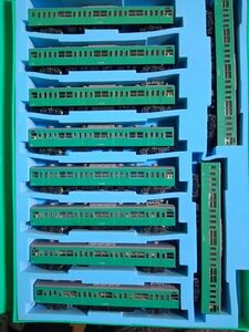 KATO　103系　非ATC車（高運転台車）エメラルドグリーン　10両