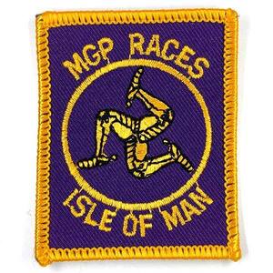 アイルオブマン マンクスグランプリ レース パッチ ISLE OF MAN MGP RACES Patch バイカー カフェレーサー ワッペン Biker Wappen