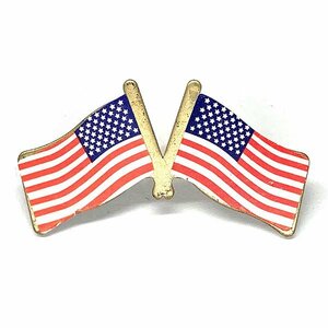 星条旗 ピンバッジ Stars and Stripes Pin スターズ・アンド・ストライプス バイカー アメリカ 旗 USA United States of America Flag