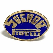 ピレリ ビンテージ ピンバッジ PIRELLI Vintage Pin タイヤ タイア ピンズ Tyre Tire Pins_画像1