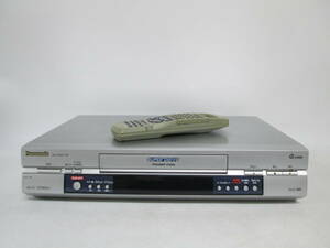 【0201i F9024】 Panasonic パナソニック NV-HX37YG G-CODE リモコン付き VHS Hi-Fiビデオデッキ