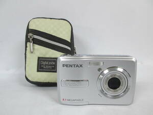 【0208n F9154】ペンタックス PENTAX Optio E40 コンパクトデジタルカメラ オプティオ ケース付 動作OK