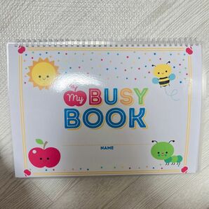 美品　busy book 繰り返し遊べる　モンテッソーリ　英語知育道具