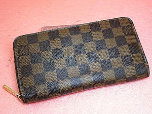 ★★ 綺麗です！ ★★【 LOUIS VUITTON 】ルイ ヴィトン ダミエ ジッピーウォレット ラウンドファスナー 長財布 ★★N60015★★