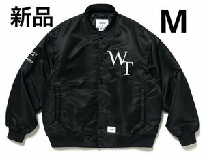 新品 Mサイズ 23AW WTAPS ダブルタップス TEAM JACKET NYLON TWILL LEAGUE チーム ジャケット リーグ 黒 