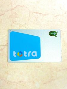 【スリーブ付き・送料64円】関東自動車 totra トトラ Suica 残高0円 交通系ICカード