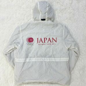 希少 レア 2014 ロシア ソチオリンピック 五輪 日本代表 中綿 ジャケット メンズ フリーサイズ LOTTE ホワイト 非売品の画像1