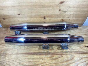 【rtp1223014】ハーレー純正.エキゾーストマフラー. Front & Rear.65699-86 & 65380-85.DYNA/FXD1340/FXR