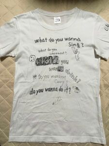 Tシャツ 半袖シャツ　ホワイト　aiko ツアーグッズ　LLR8 チビ