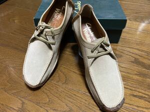 劣化あり 未使用 DEADSTOCK 90s ポルトガル製 Clarks クラークス Natalie ナタリー UK9