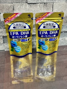 小林製薬　EPA DHA α-リノレン酸　30日分 180粒入り　２袋セット　賞味期限2025.11 未開封！