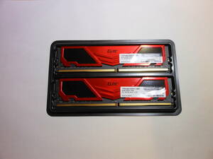 Team DDR4 2666Mhz 8GB デスクトップ用メモリ Elite Plus シリーズ 2枚